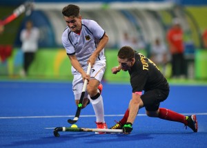 2016 Olympic Games. Men's National Team. Canada vs Germany. August 6, 2016. 6-2 loss. Scott Tupper. Photo: Carl de SOUZA/AFP/Getty Images