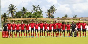 Men's National Team. World League 2. Trinidad and Tobago. March 25, 2017 vs Untied States. Photo: PAHF.